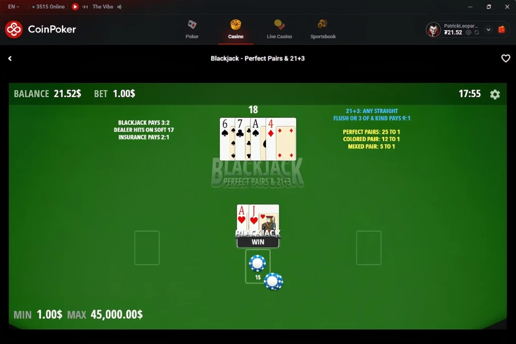 Crypto Blackjack