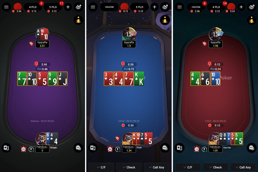 Gioca a PLO5 sulla nostra app di poker mobile