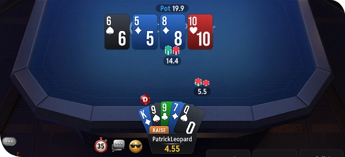 Inizia a giocare a PLO5 online 