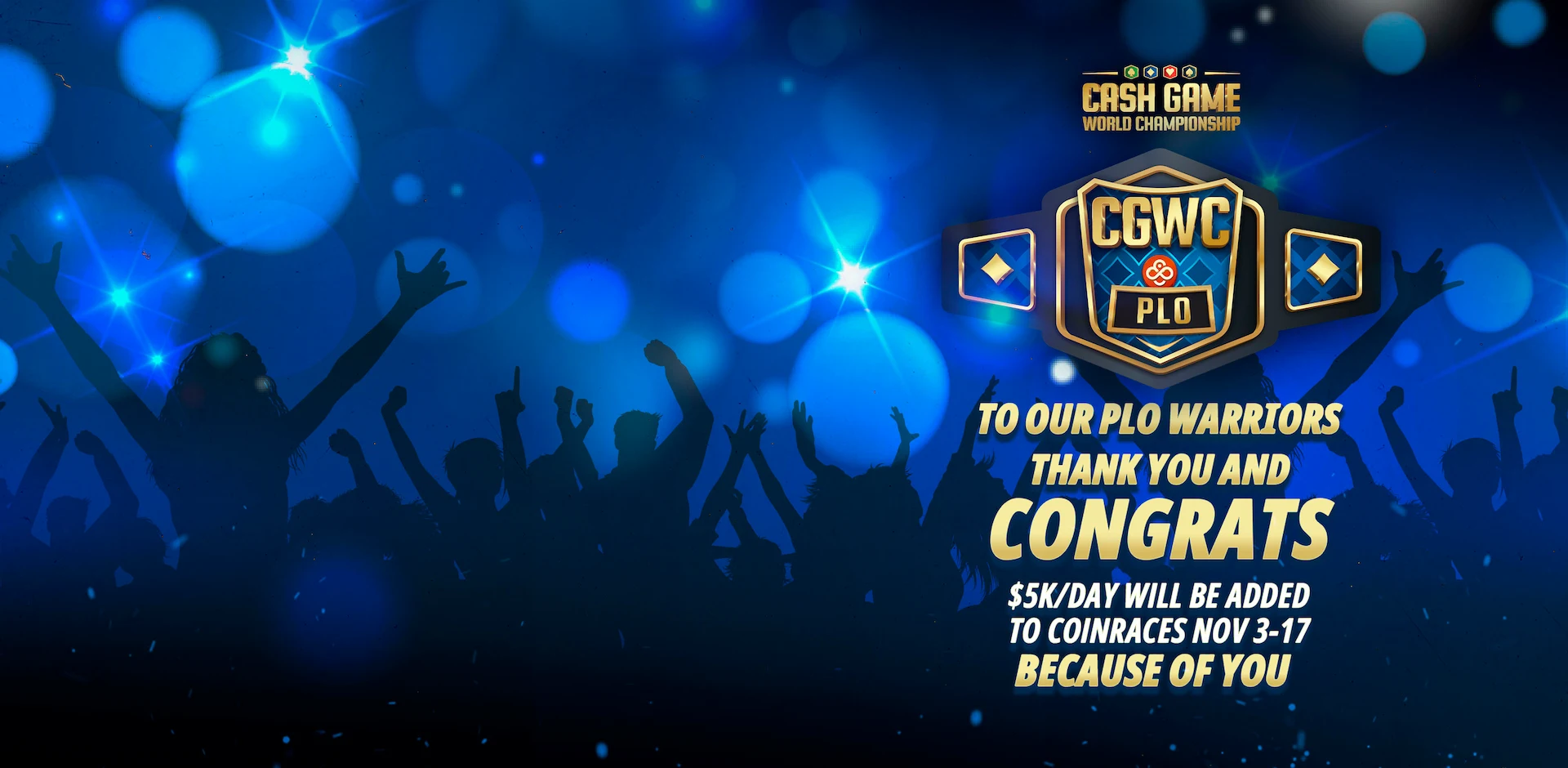 PLO Cash Game World Championship su CoinPoker