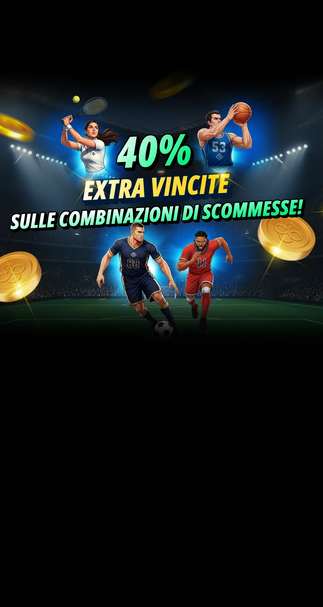 Scommesse Sportive - Aumento Combinata<br> (o Multipla)