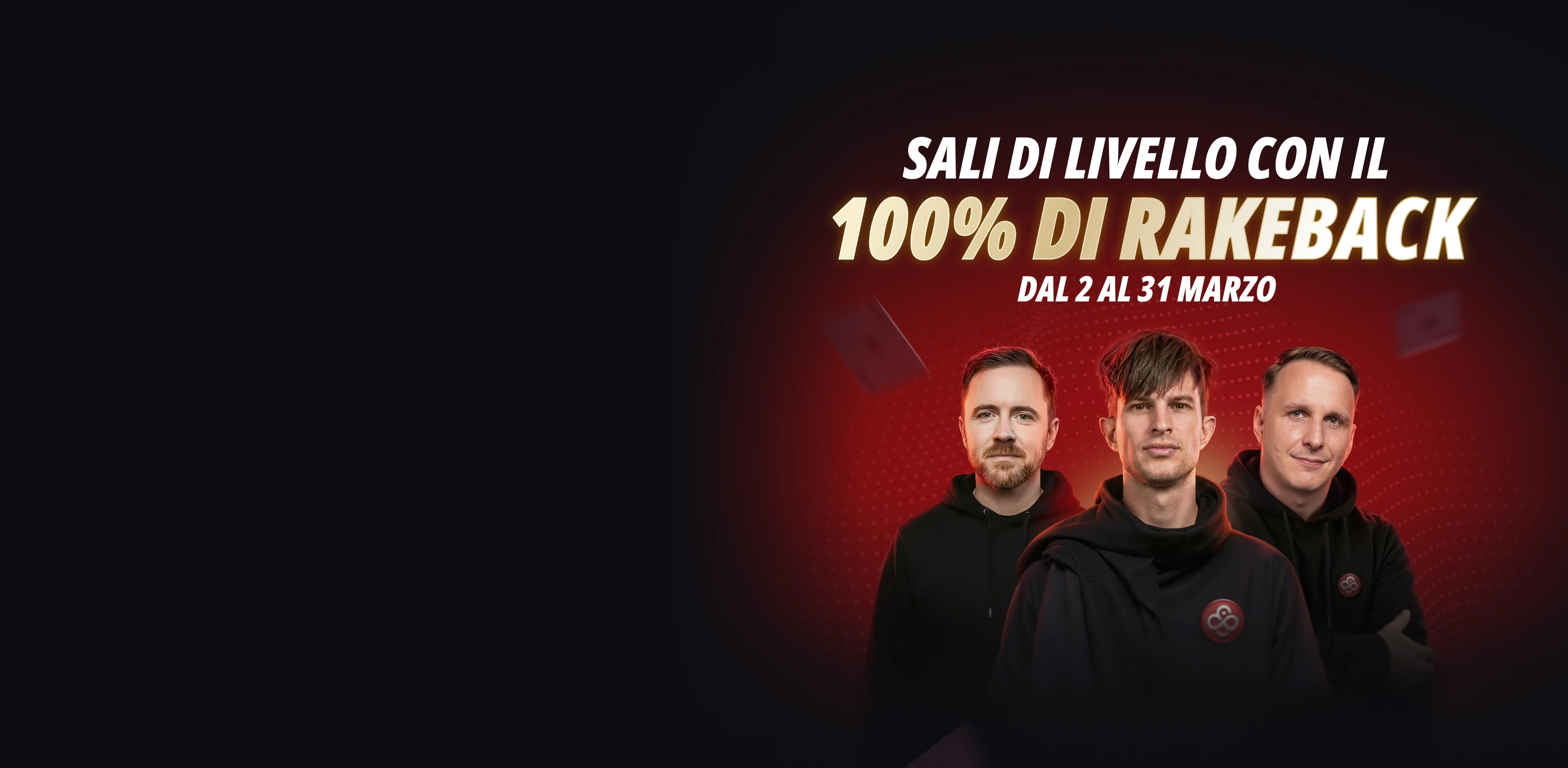 CoinPoker 100% Rakeback:<br />
Tutto il rake è stato rimborsato a marzo