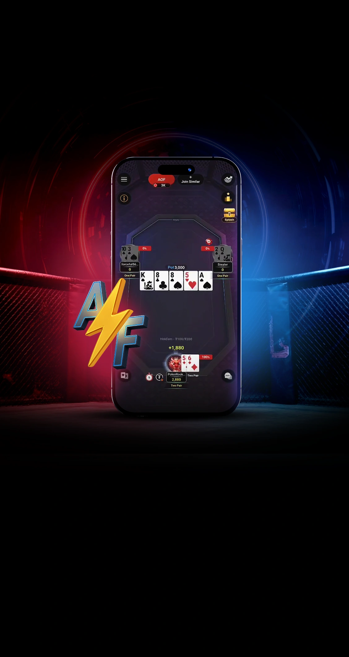 Gioca a poker online All-In o Fold con soldi veri su CoinPoker