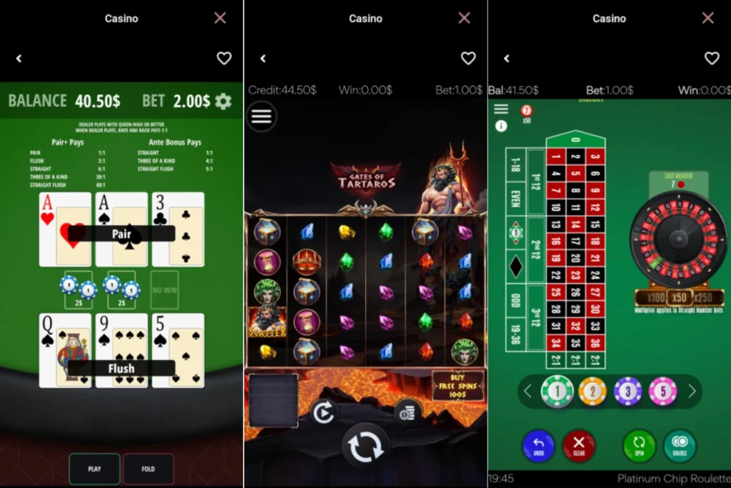 Gioca al Casinò Live su Mobile & PC