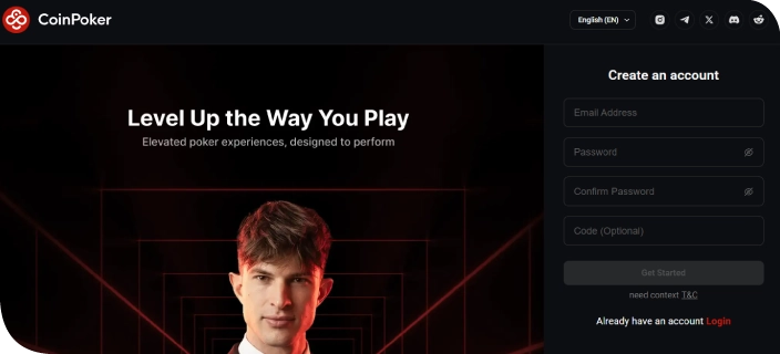 Registrati con un'e-mail