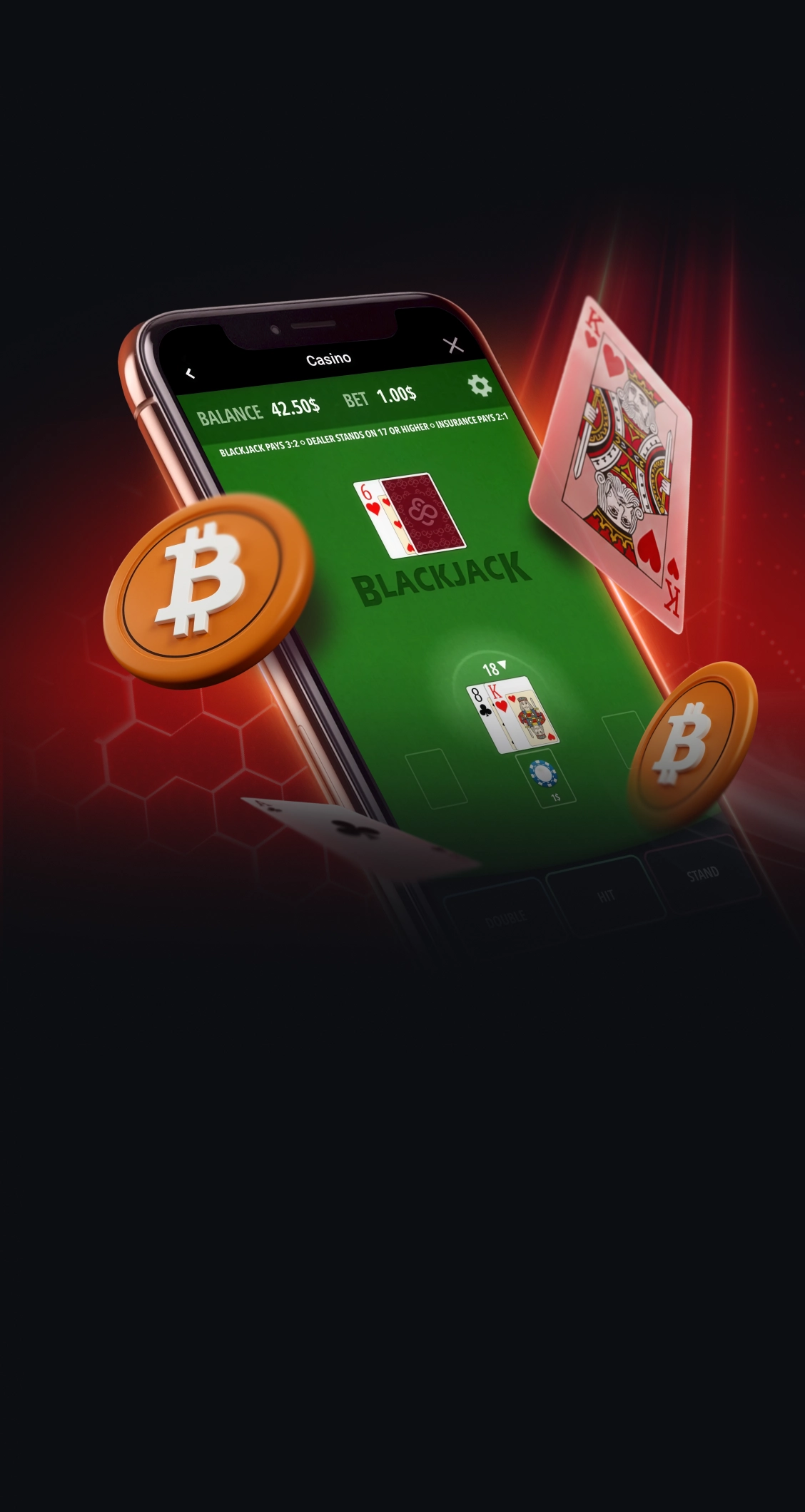 Blackjack con Bitcoin: Gioca a Blackjack con le crypto online su CoinPoker